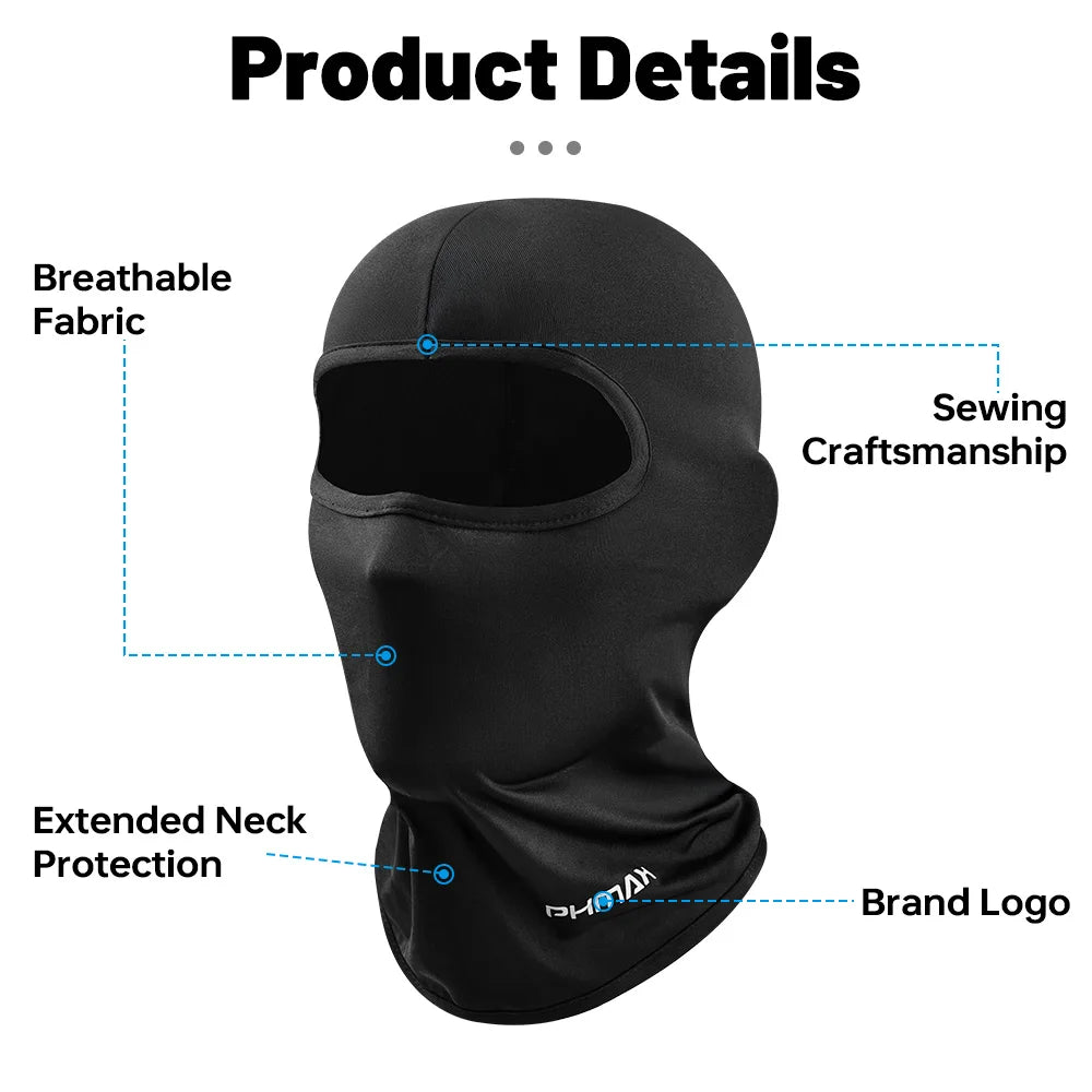 PHMAX Summer Cycling Balaclava UV Protection Face Mask Windproof Breathable Bicycle Moto Headwear Outdoor Sports Hat Scarf Hood Oasis Select