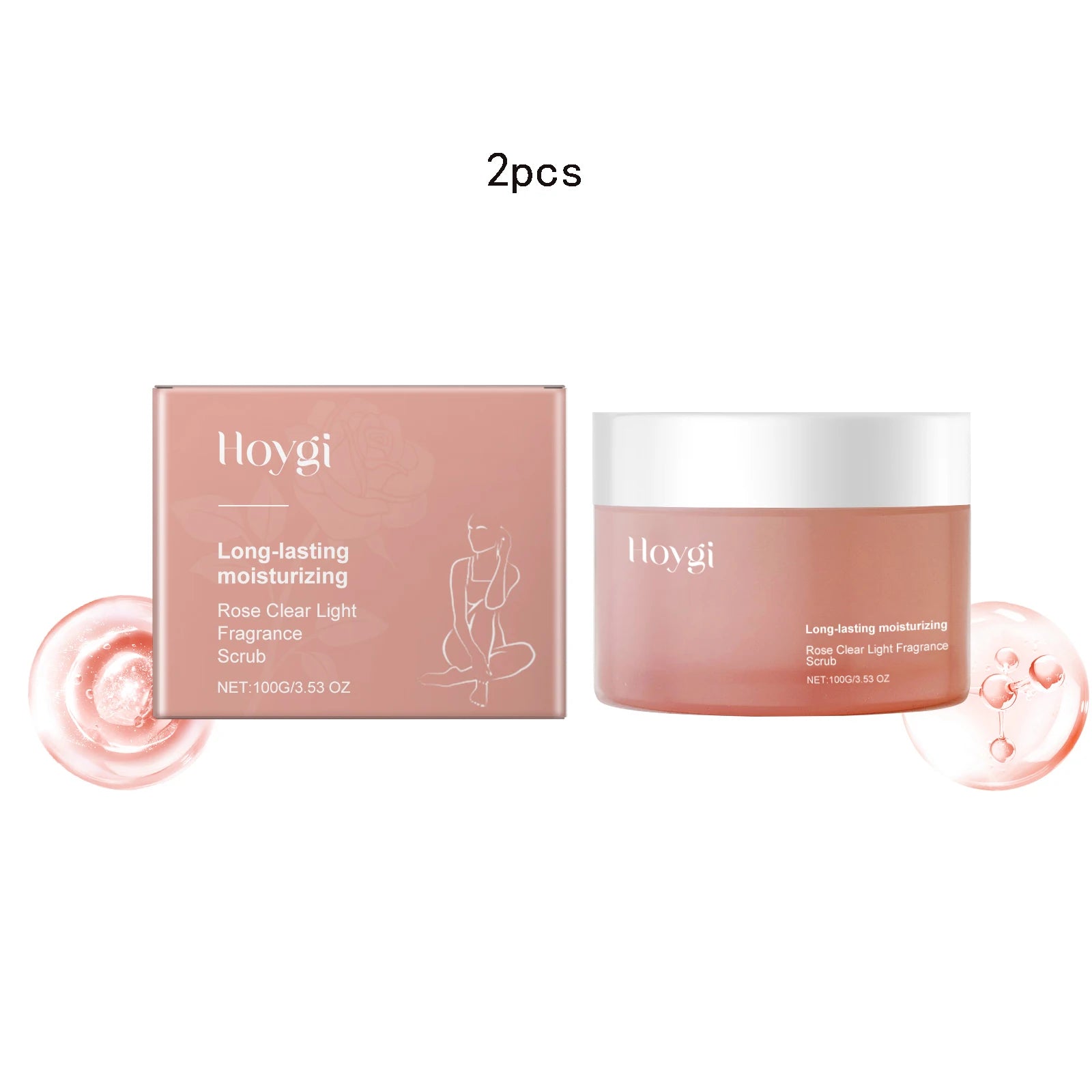 Hoygi Natural Rose Exfoliating Body Scrub – Smooth Skin