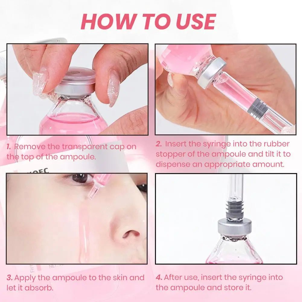PDRN Moisturizing Face Serum Collagen Boost Deep Hydrating Plumping Effect Brightening Skin Barrier Repair Ampoule Skincare 30ml Oasis Select