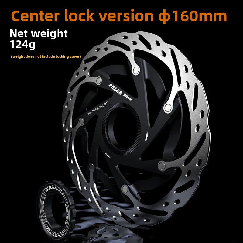 Bicycle center lock heat dissipation disc brake pads for road and mountain bikes, 140/160mm with center lock accessories Oasis Select 160MM