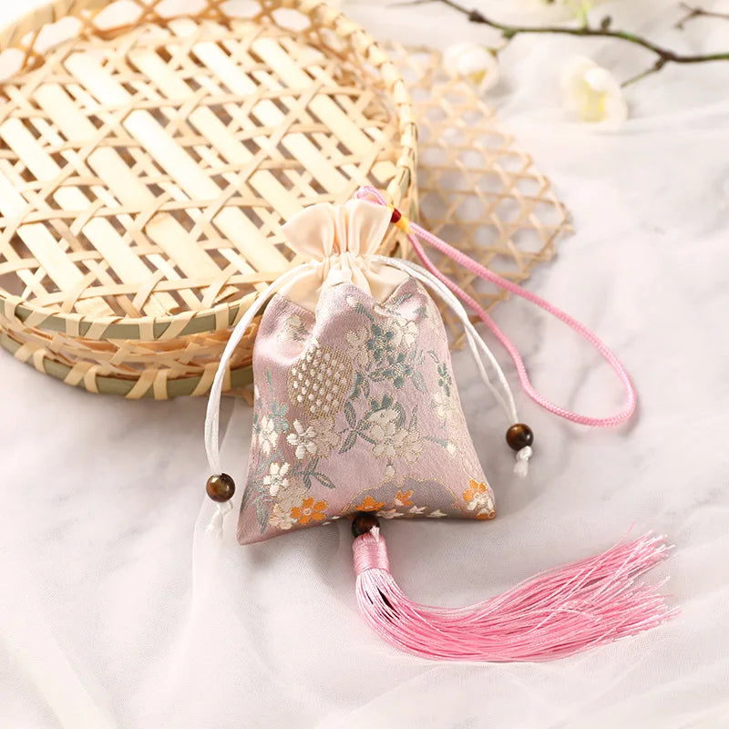 2025 New Sachet Mugwort Sachet Bag Cloth Bag Brocade Embroidery Sachet Car Hanging Purse Empty Bag Lucky Bag Oasis Select A-pink Other