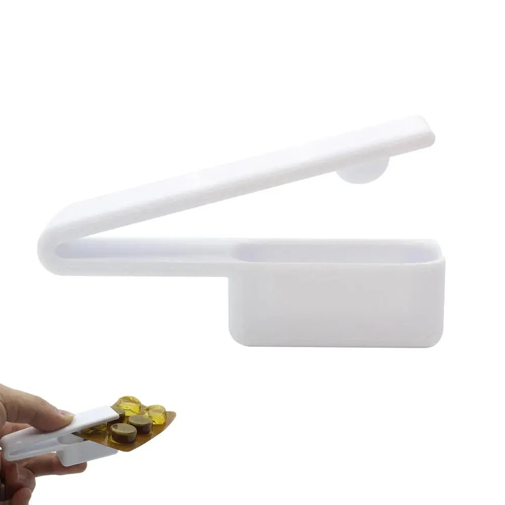 Pill Blister Pack Opener – Portable Medication Dispenser Tool Pill Dispenser Tool Oasis Select white