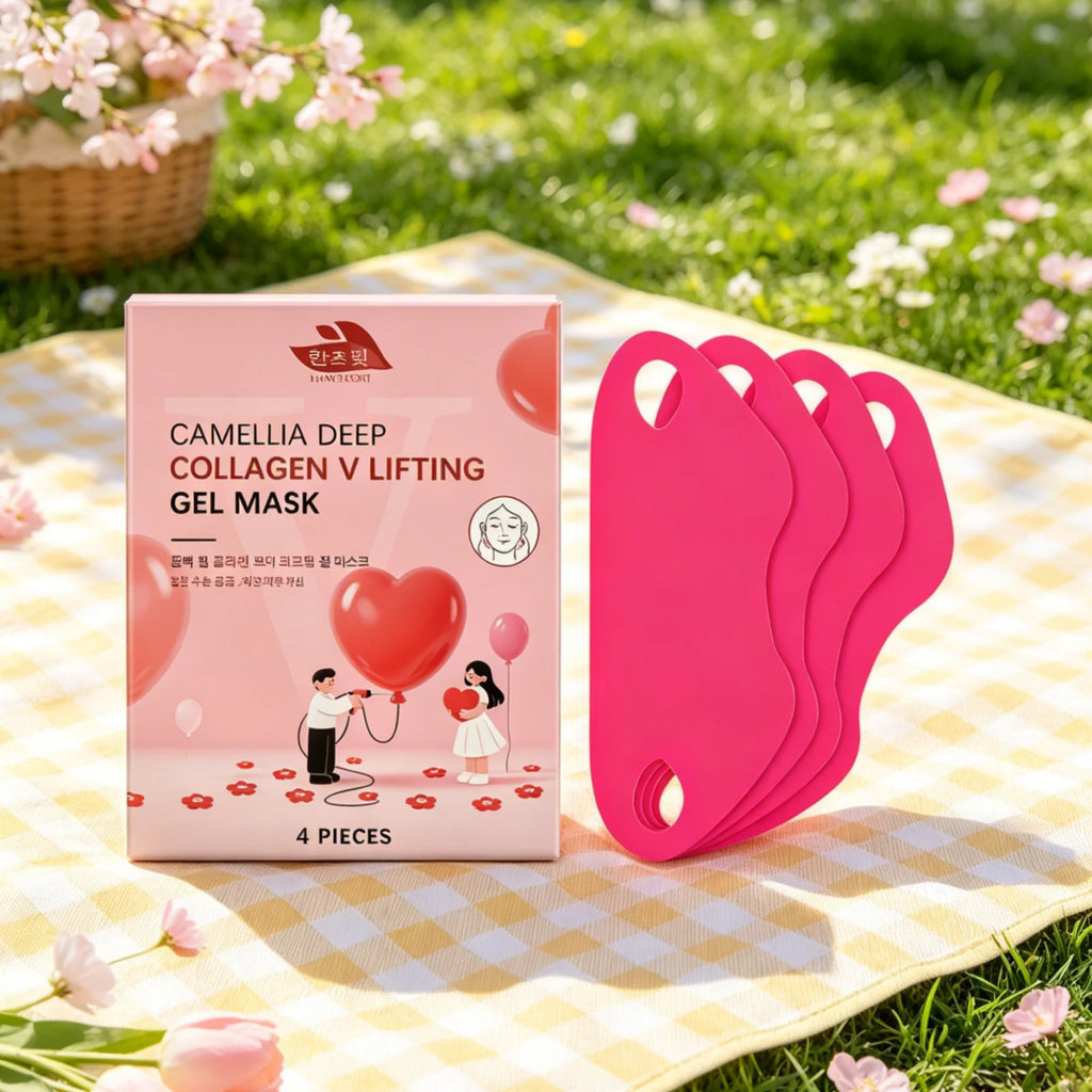 Hanchobit Collagen V-Line Lifting Mask – Anti-Wrinkle 4 Pcs Collagen Lifting Mask Oasis Select