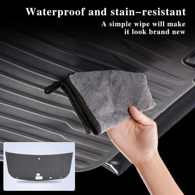 Trunk Protective Anti-dirty Pad Waterproof TPE Trunk Tailgate Guard Pad Rear Backplate Protective Pad For Tesla New Model Y/3/YL Oasis Select