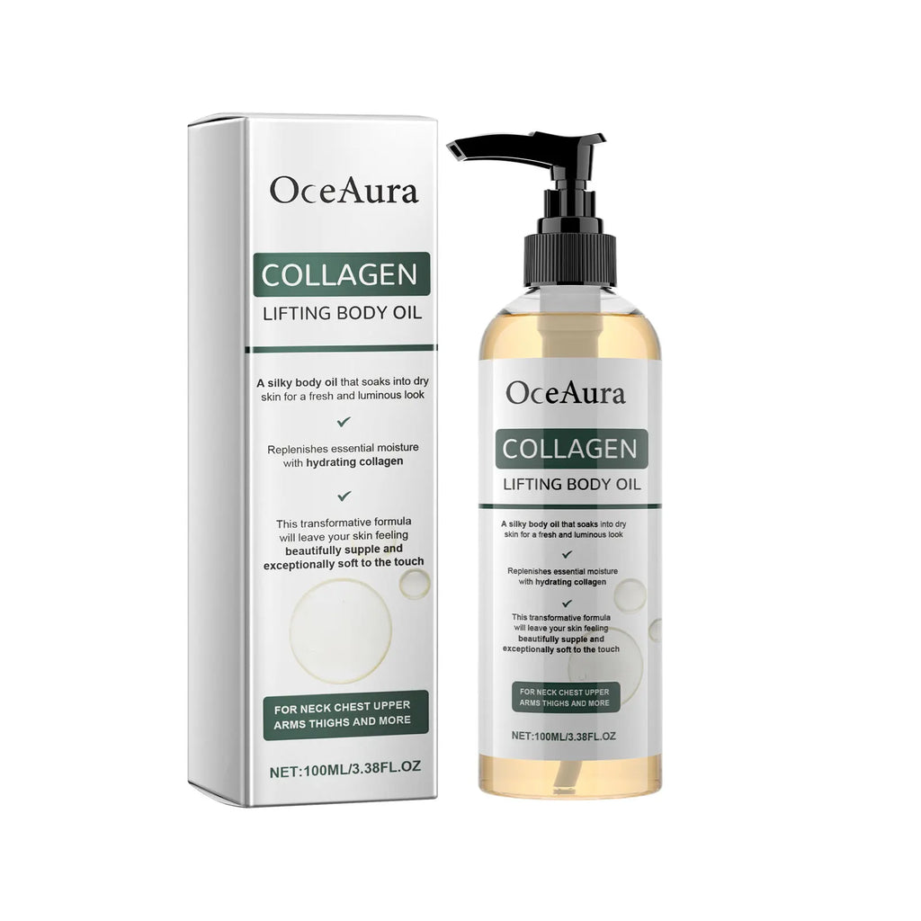 OceAura Collagen Firming Body Oil – Skin Tightening for Women Firming Body Oil Oasis Select 100ml boxed
