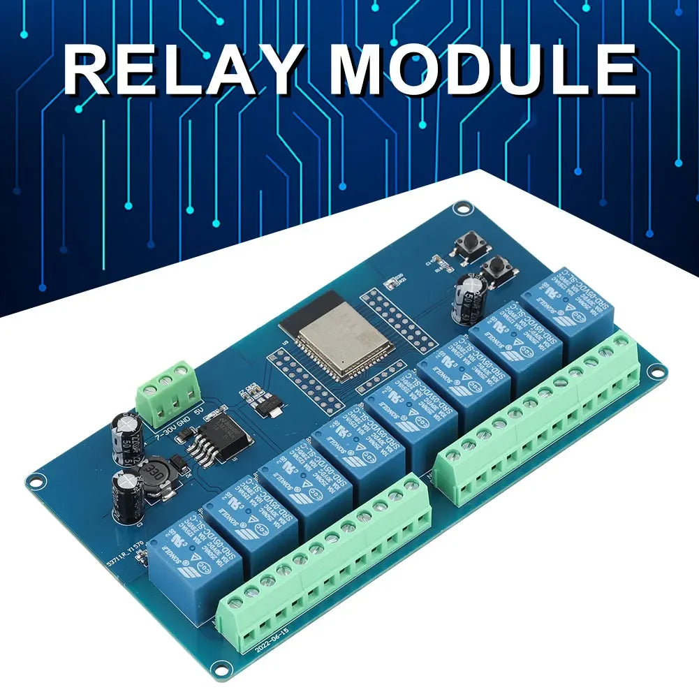 ESP32 WiFi Bluetooth BLE Relay Module – 1/2/8 Channel Dev Board ESP32 Relay Module Oasis Select