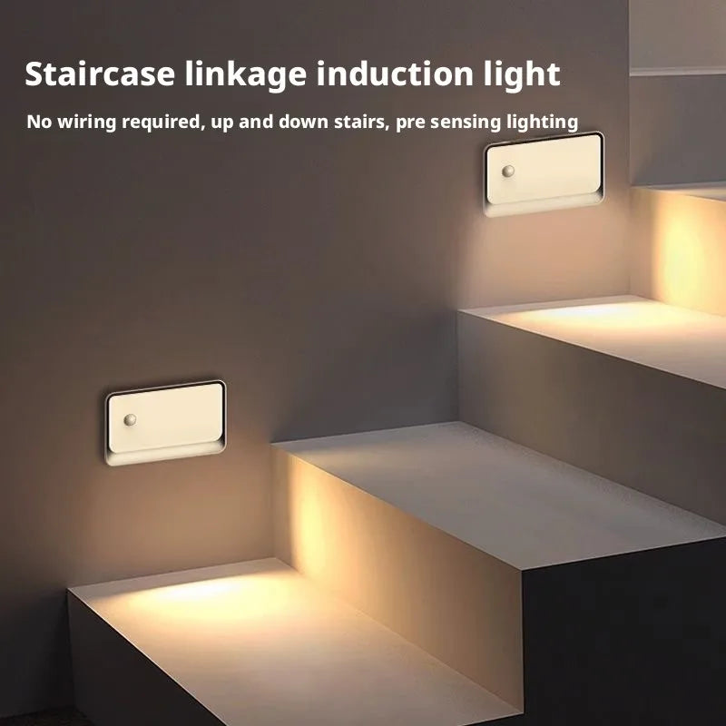SHINEKNOT Motion Sensor LED Night Light | USB Rechargeable