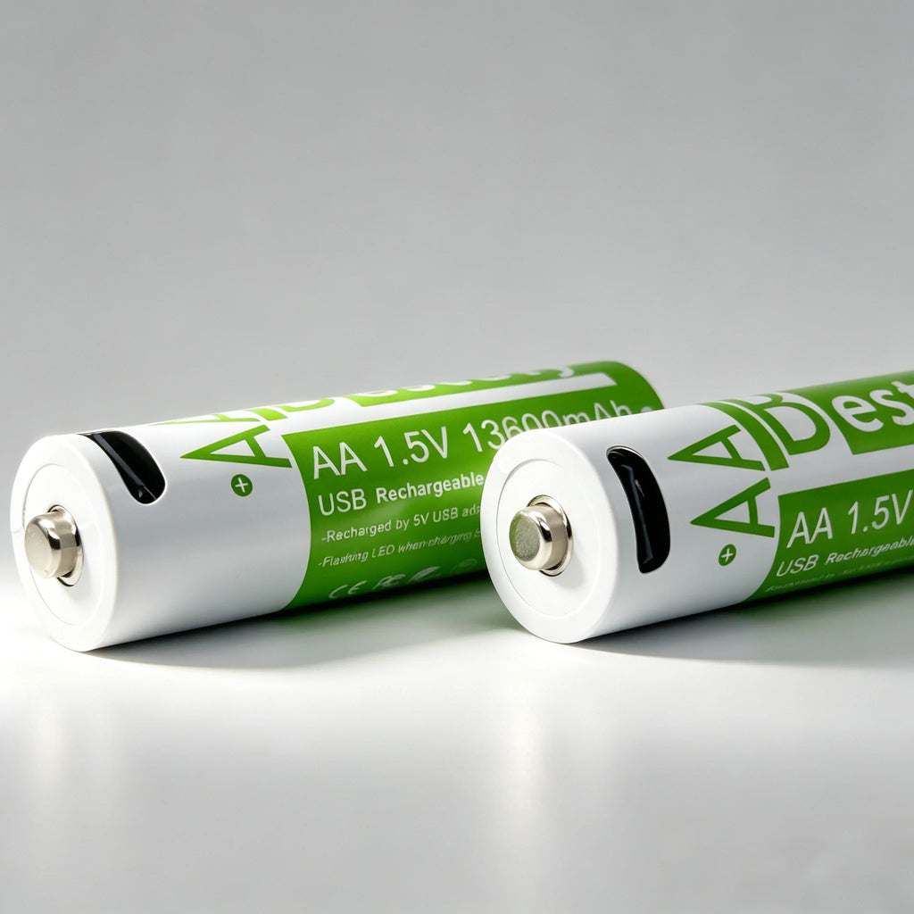 AA + AAA High capacity Rechargeable Lithium Batteries USB Fast Charging 1.5V Li-ion Long Lasting Battery for Toys Camera Mouse Oasis Select