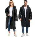 Waterproof Raincoat Outdoor Hiking Portable Adult Poncho Raincoat Emergency Anti-rain coat 2024 New fashion coloful choice Oasis Select black 1pc