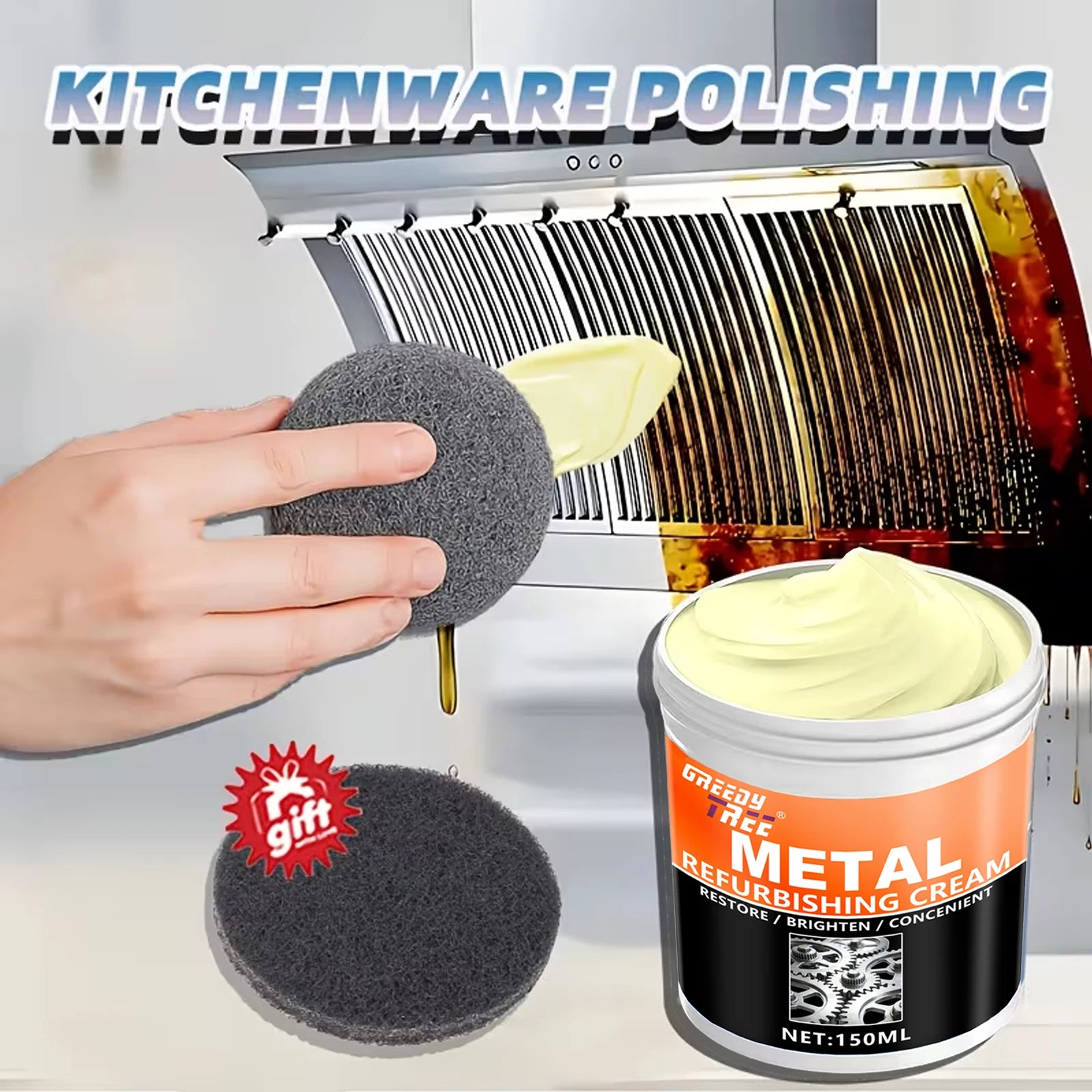 Metal Repair & Polish Paste – Rust Remover for Car & Home Metal Polish Paste Oasis Select