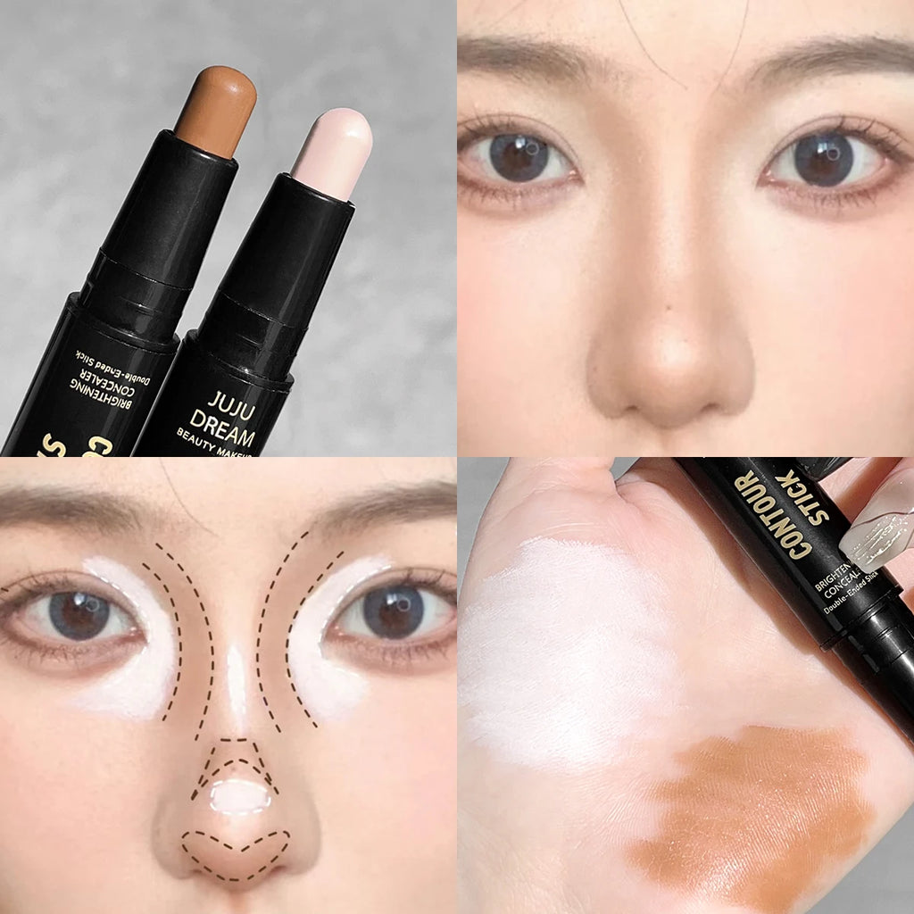 JUJU Dream Dual-Ended Contour Stick & Concealer Makeup Contour Concealer Stick Oasis Select 01