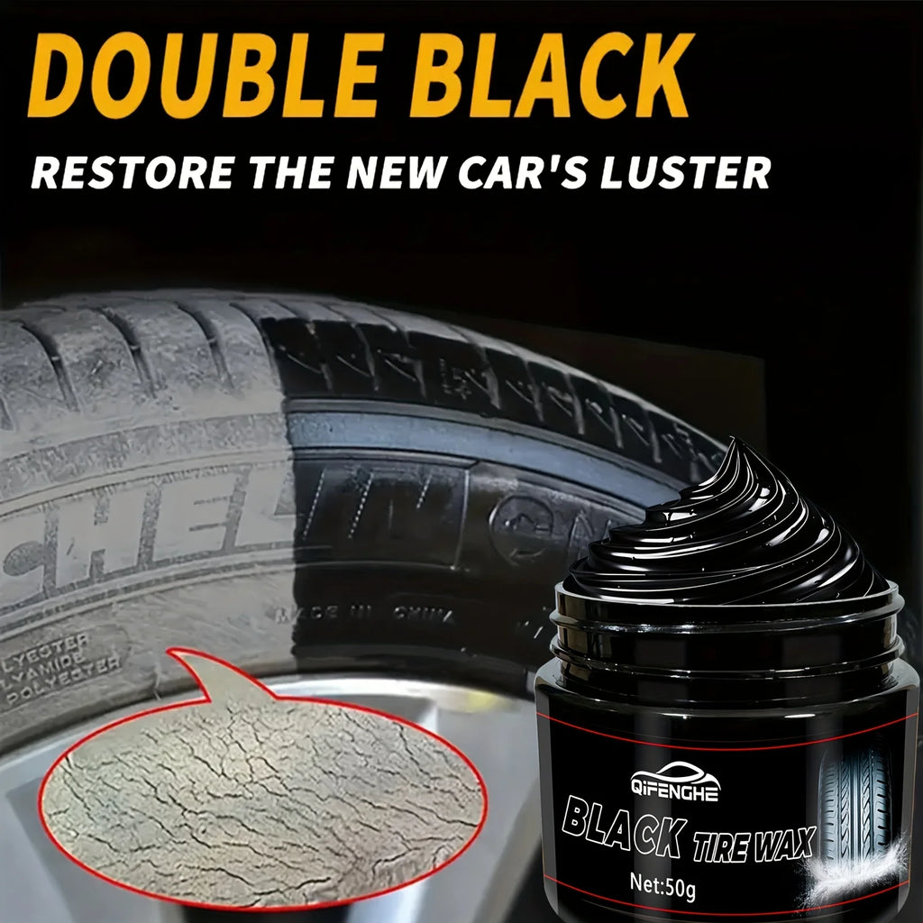 Tire Shine & Car Plastic Restorer Wax Coating – Crystal Clear