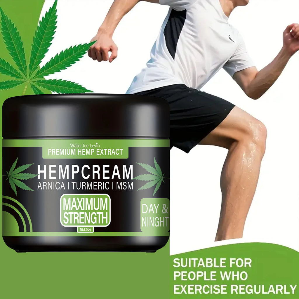 Premium Hemp Extract Cream with Arnica, Turmeric & MSM for Soothing Skin Relief, Nourishing & Moisturizing. Oasis Select