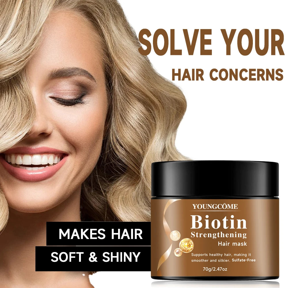 Biotin Collagen Keratin Hair Treatment Mask – All Hair Types