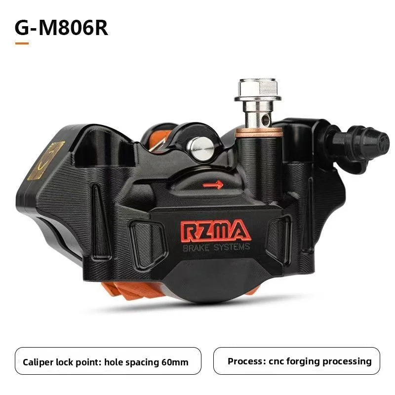 Silent and wear-resistant Ruizuma G-M806 small Mantou caliper 60mm hole rear disc brake modification Oasis Select right side 1
