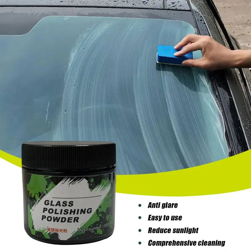 Car Oil Film Polishing Powder Glass Repair Powder High Performance Windscreen Scratch Removal Powder Auto Care Accessories Oasis Select