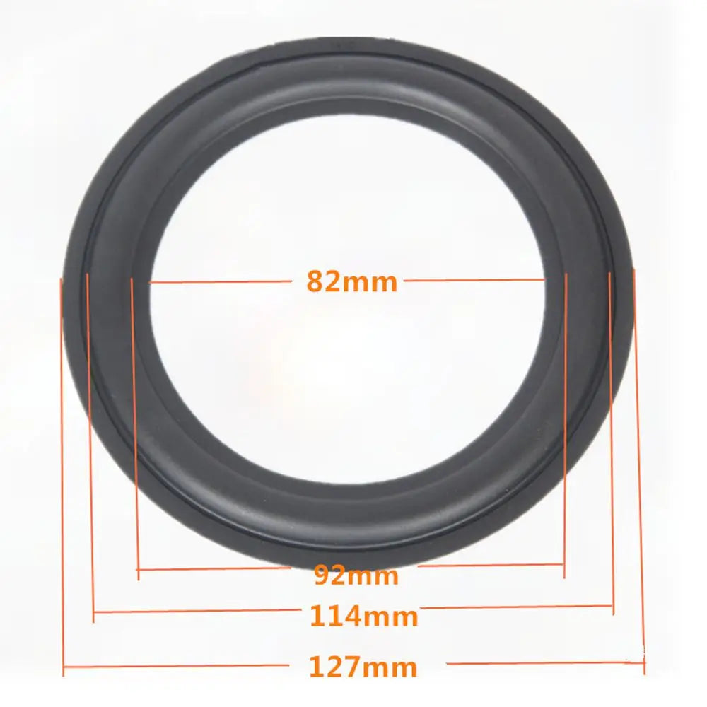Black Speaker Rubber Repair Folding Edge Ring Subwoofer Speaker Repair Accessories DIY 5 INCH 6.5INCH 8 INCH 10 12 INCH Oasis Select 5 inch