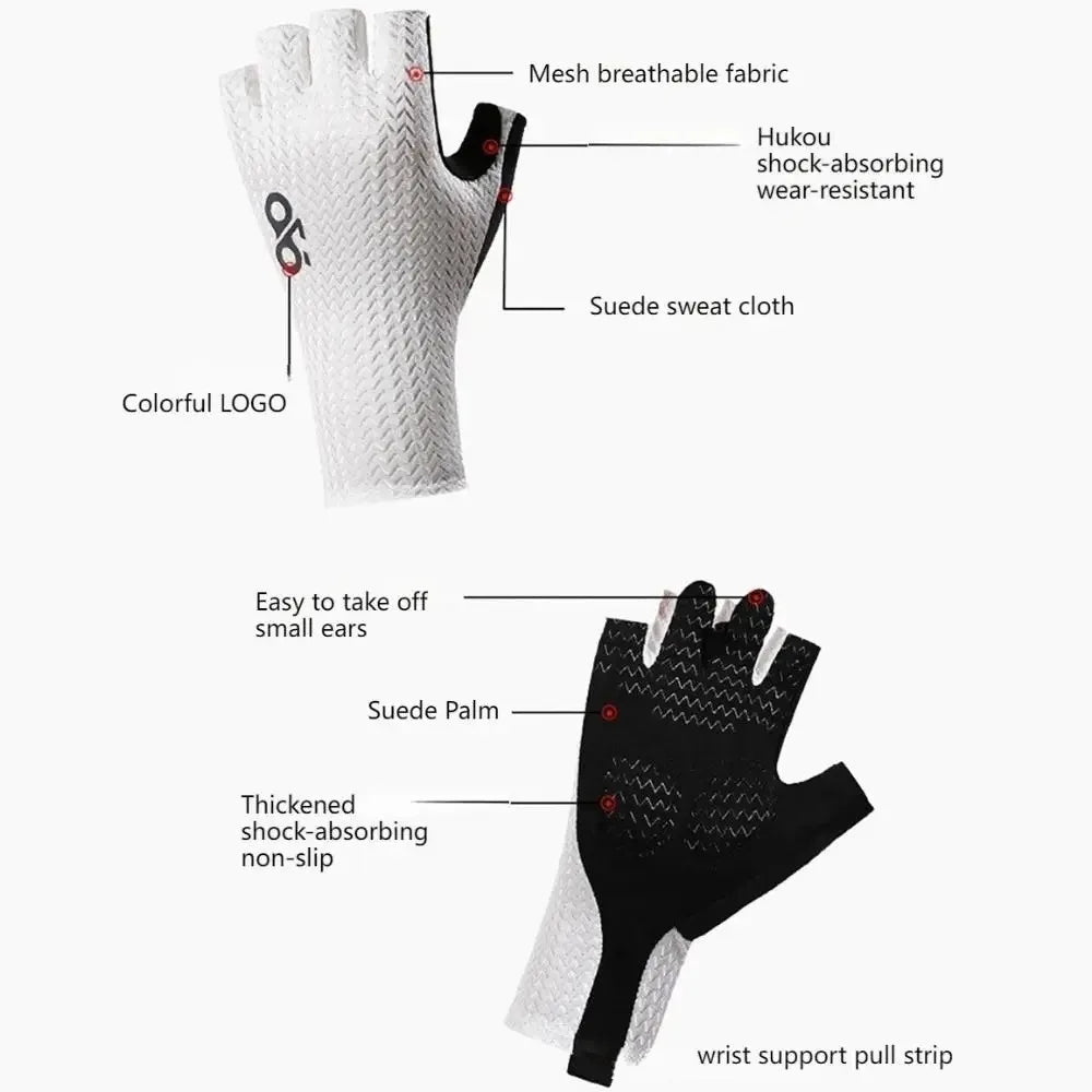 Summer Breathable Cycling Gloves Anti-Slip Wear-Resistant Road Bike Glove Shockproof Motorcycle Glove Cooling Sport Gear Oasis Select
