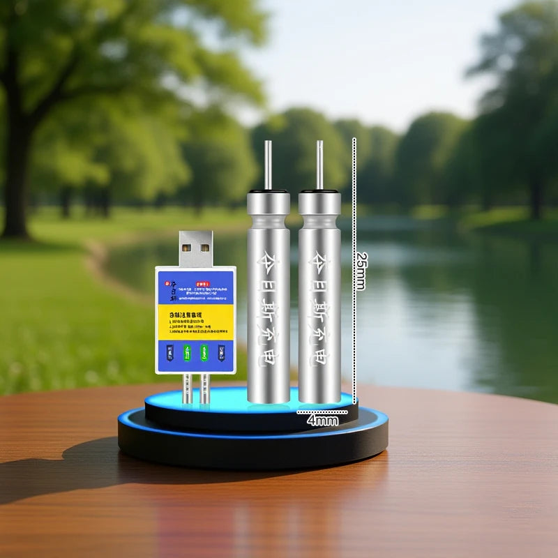 Float Rechargeable Battery CR425 USB Charger Charge Accessories Fishing One Piece Swimsuit Fishing Alarm Bite Indicator Oasis Select