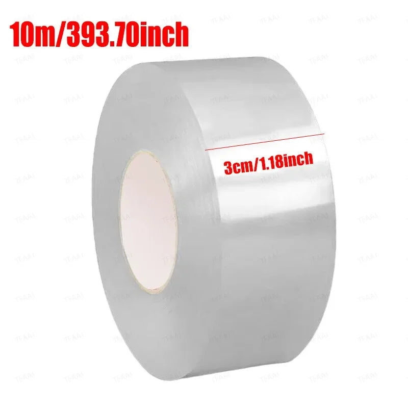 5m/10m Single-sided Self-adhesive Nano Tape, Waterproof and Oil-proof, Kitchen and Bathroom Sink Sealing Strip, Transparent Oasis Select 3cmX10m