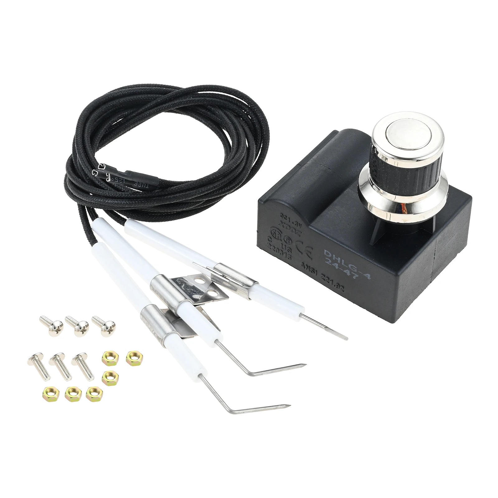 1Set BBQ Lighter Kit for Oklahoma Joe and For Charbroil Deluxe High Temperature and Corrosion Resistant Plug Easy Installation Oasis Select