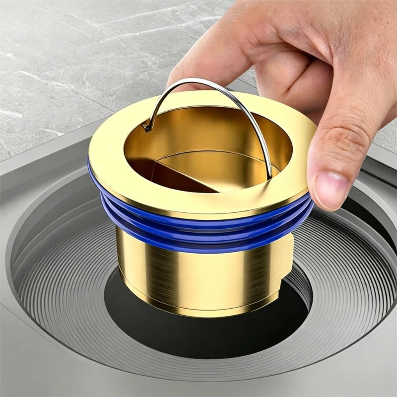 Toilet Shower Copper Floor Drain Core Anti Odor and Insect Repellent Device Springboard Self Sealing Core Bathroom Accessories Oasis Select