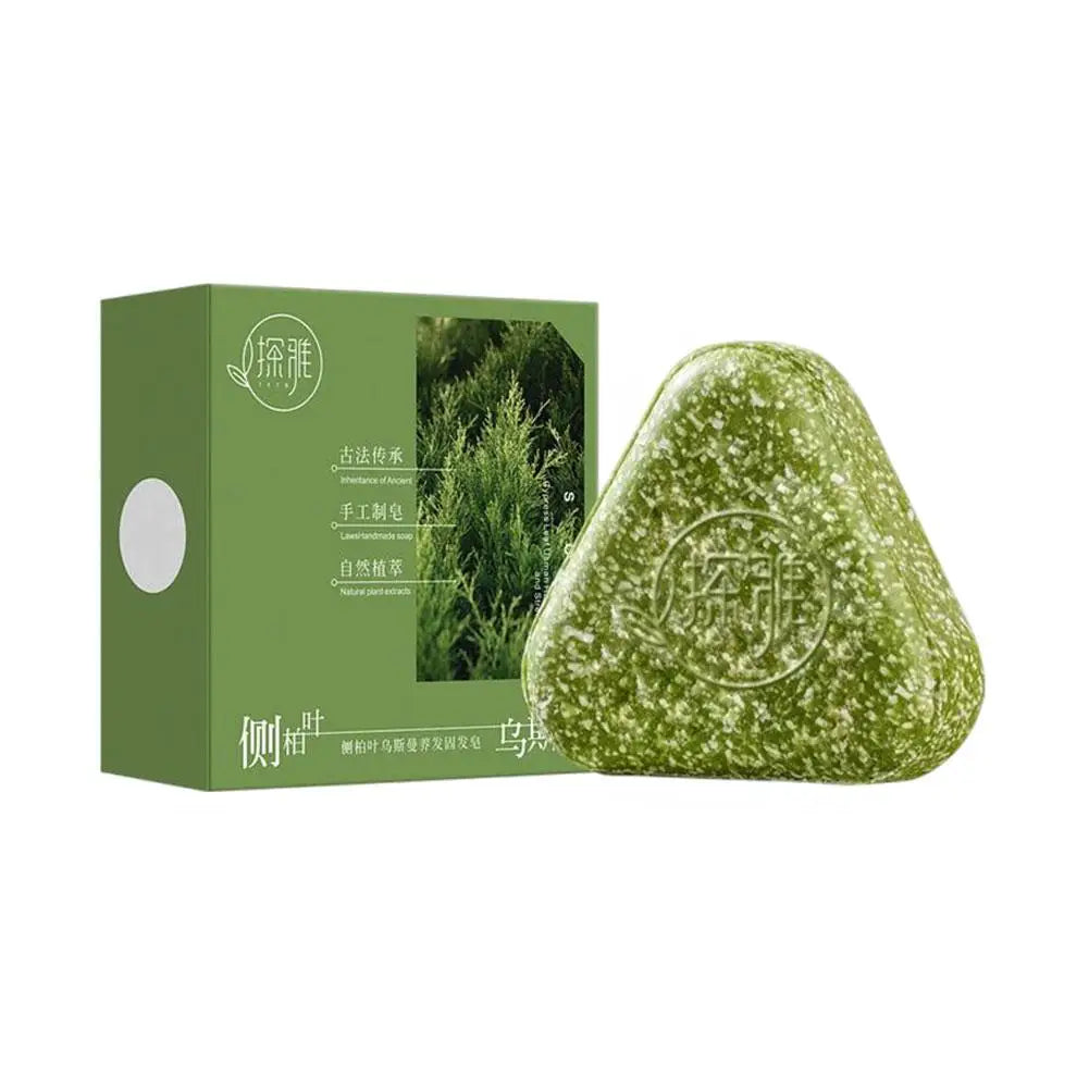 Natural Herbal Hair Growth Soap – Platycladus & Ginseng Herbal Shampoo Bar Oasis Select Usman A