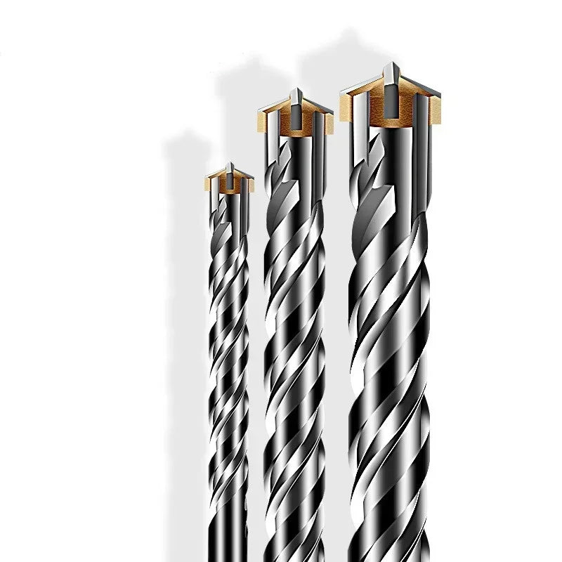 110/150/200mm Electric Hammer Drill Bits Cross Type Tungsten Steel Alloy SDS Plus for Masonry Concrete Rock Stone Oasis Select