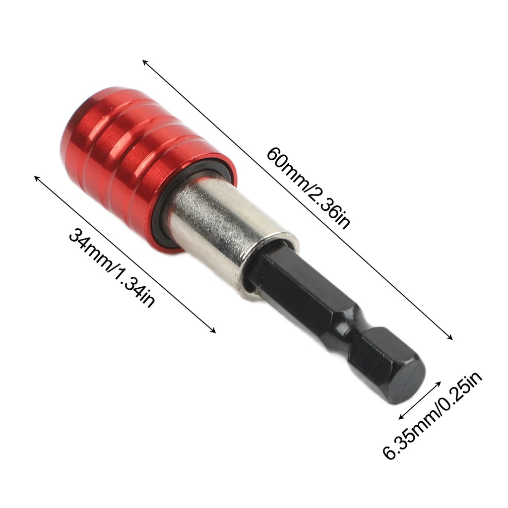 60mm Quick Release Locking Socket Extension Bar Rod 1/4 Inch Shank Screwdriver Tip Holder Screwdriver Head Extension Rod Oasis Select