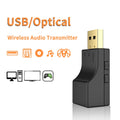 USB Optical Bluetooth Audio Transmitter Dual Stream Multipoint Hifi Stereo Low Latency Wireless Adapter For TV PC PS Series XBox Oasis Select Black