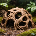 Aquarium Hiding Cave Natural 3D Printing Ornament Hollow Hideout for Fish Reptile Shelter for Geckos Lizards Tank Decor Oasis Select 1pc