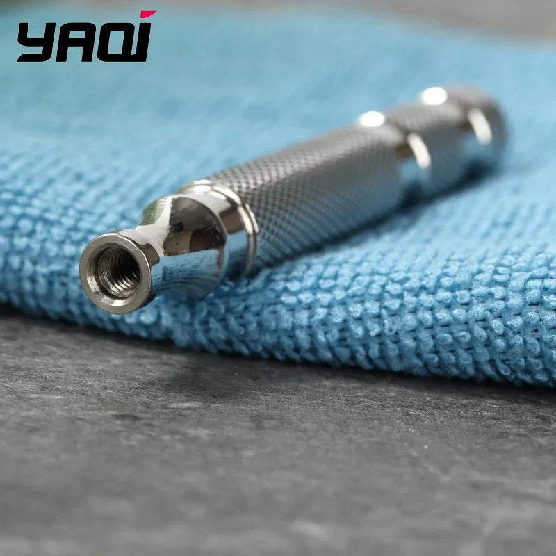 YAQI 303 Stainless Steel Men's Safety Razor Handle – Polished