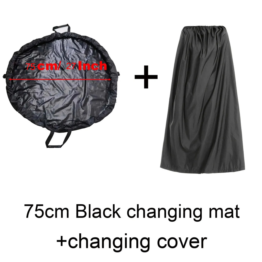 Outdoor Portable Changing Cover Camping Swimming Surfing Beach Changing Shelter with Mat Instant Dressing Privacy Room Oasis Select 75cm Mat and Shelter 2