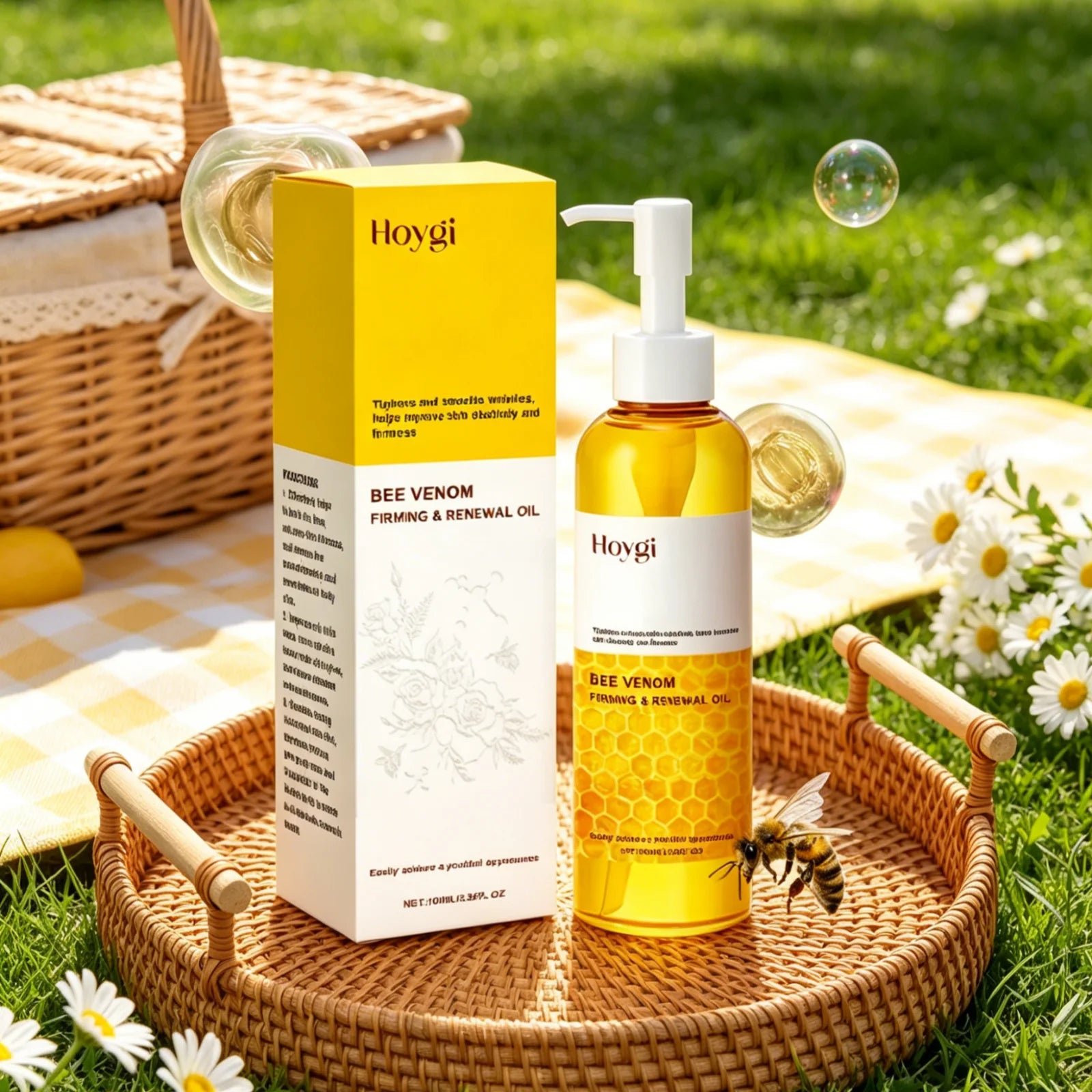 Hoygi Bee Venom Firming Body Oil – Skin Tightening 100ml Firming Body Oil Oasis Select
