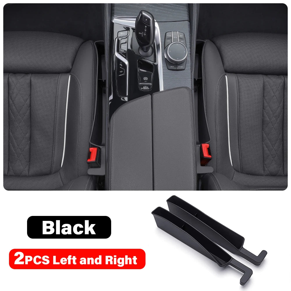 Car Seat Gap Filler & Storage Box – 2PCS Universal TPE