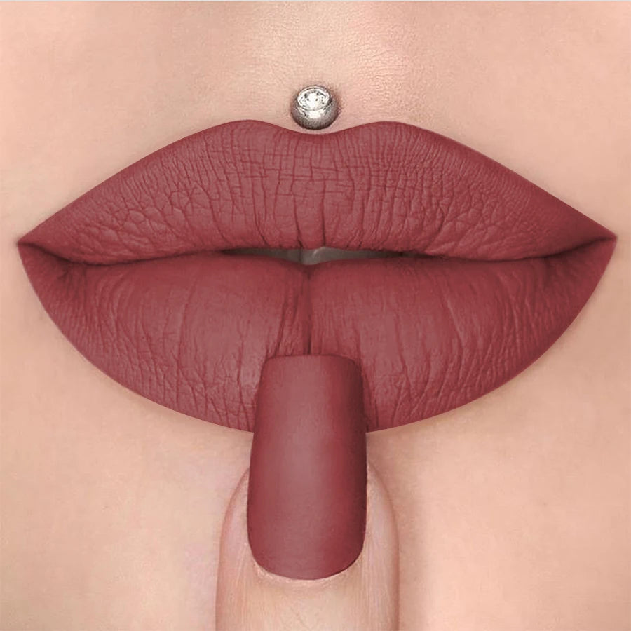 KAFURUX Matte Velvet Lipstick Pen – 15 Shades | Waterproof