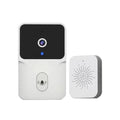 HD WiFi Video Doorbell Low Power Rechargeable Night Vision Smart Security Door Bell 1‑to‑1 Home Intercom Oasis Select WHITE