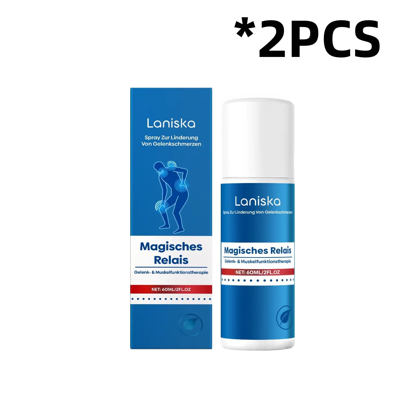 LANISKA Joint Care Spray Treat Pain Reducing Stress Eliminate Fatigue Nourishing Skin Enhance Vitality Body Joint Relieve Sprays Oasis Select 60ml Boxed X2 PCS