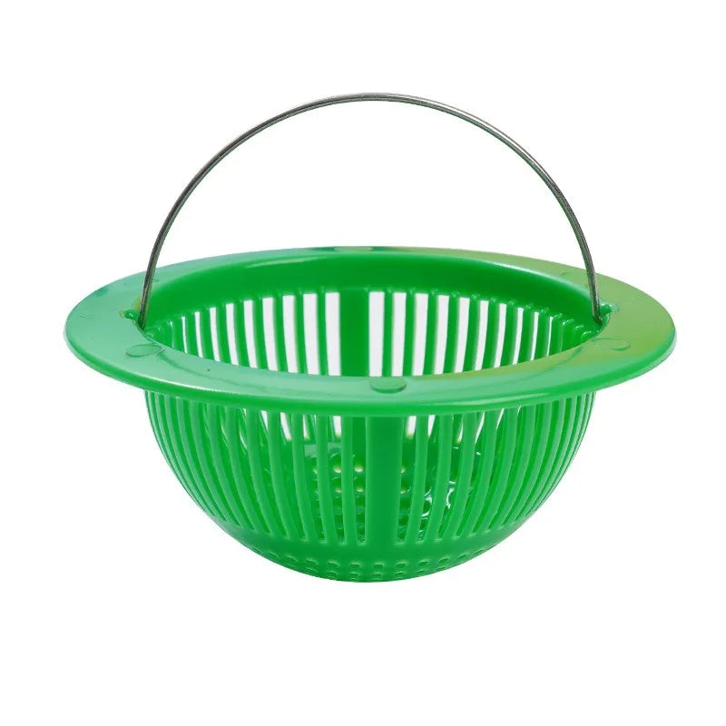 Sink Strainer Grid Filter Drain Hole Filter Mesh Protection Against Clogging Trap Waste Screen Hair Catcher Kitchen Accessories Oasis Select green