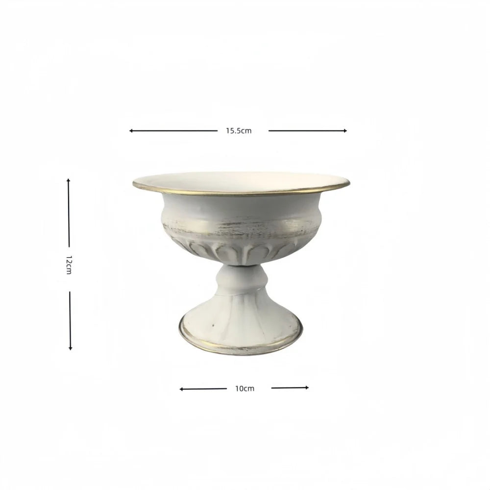 Gold Wedding Froral Vases Flower Arrangement Pots Flower Holder Pot Planter for Table Centerpieces Party Living Room Decoration Oasis Select White 1
