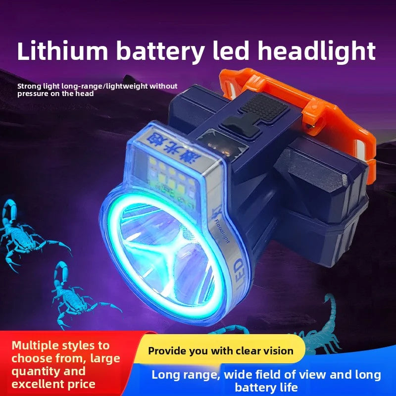 SHINEKNOT LED Rechargeable Headlamp – 2600mAh, Waterproof
