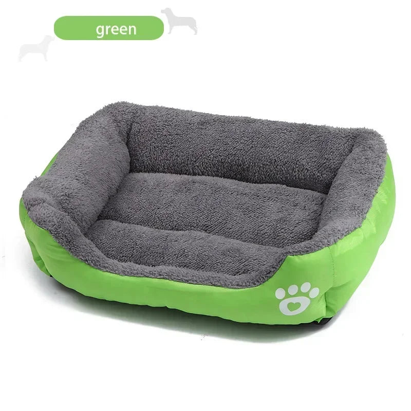 Dog Bed Pets House for Puppy Small Medium Large XXL Supplies Kennel Mat Nesk Sleeping Plush Washable Cat cushion Products indoor Oasis Select green XXL 90x70CM