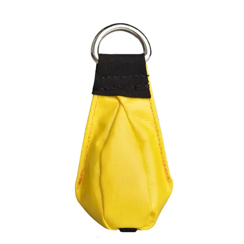 210G PVC Tree Climbing Throw Line Bag Throw Weight Pouch for Arborists Caving Rock Climbing Rope Deployment Bag Oasis Select Yellow