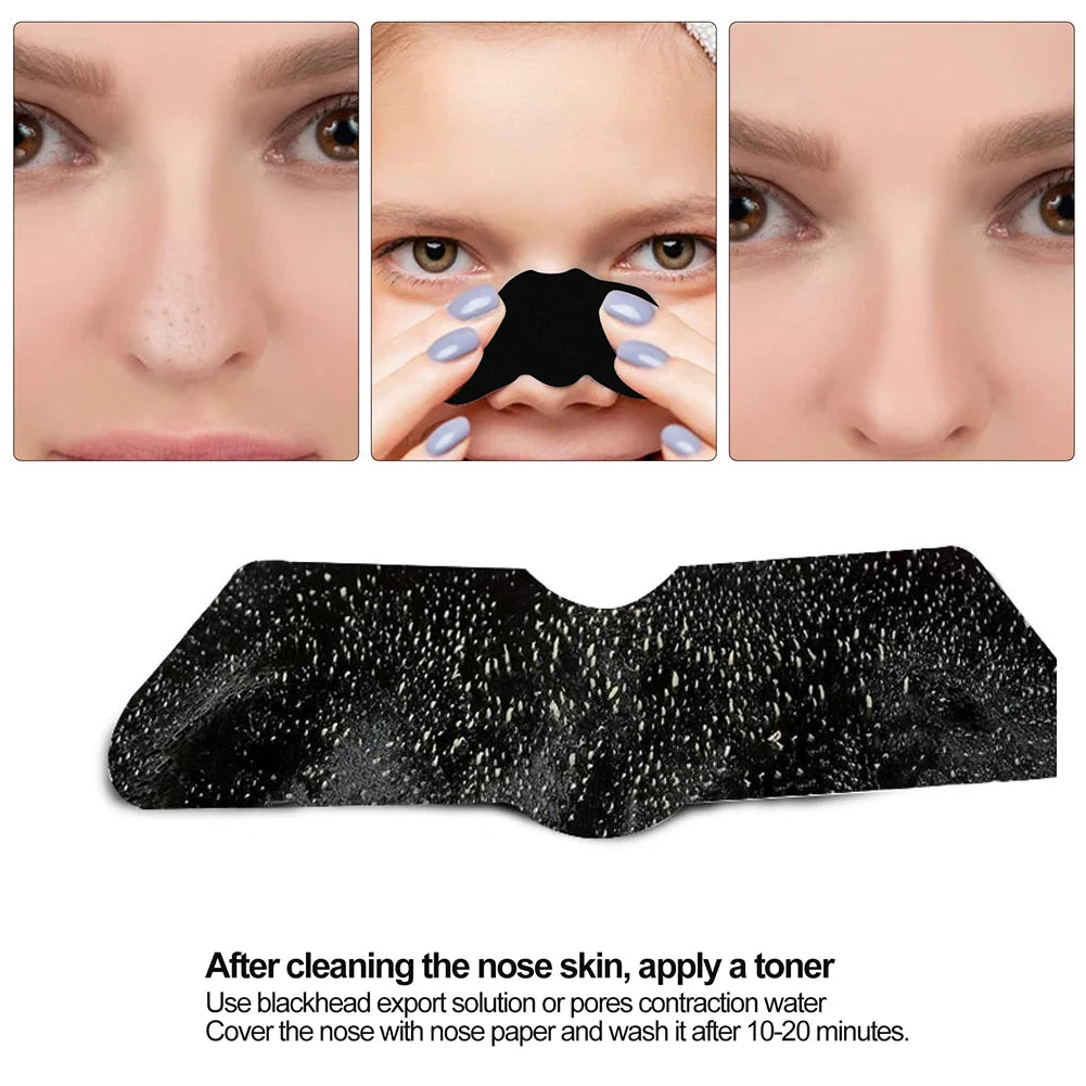 Men Blackhead Pore Strips,(10/30/50 Counts) Blackhead Remover-Deep Cleansing Charcoal Strips for Face Nose Pores Pore Tightening Oasis Select