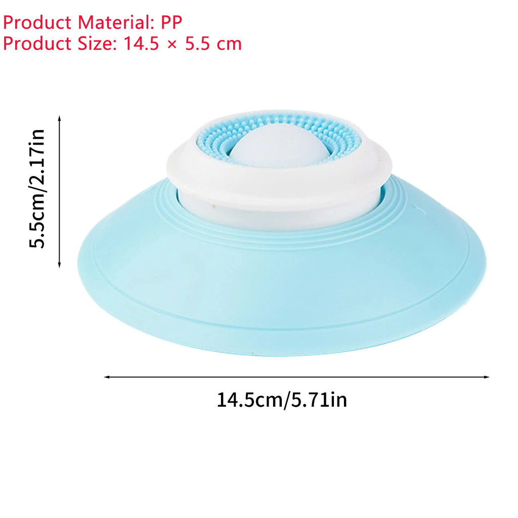 Cat Self Hi Toy Dog Licking Plate Suction Cup Licking Cat Ball Licking Fun Rotating Pet Supplies Oasis Select White ball M