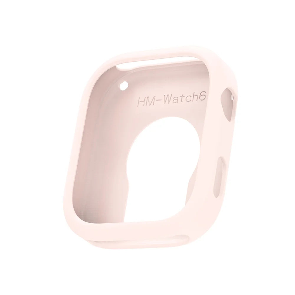 Silicone Case for Redmi Watch 6 – Bumper Shell Protector Smartwatch Protective Case Oasis Select Light Pink