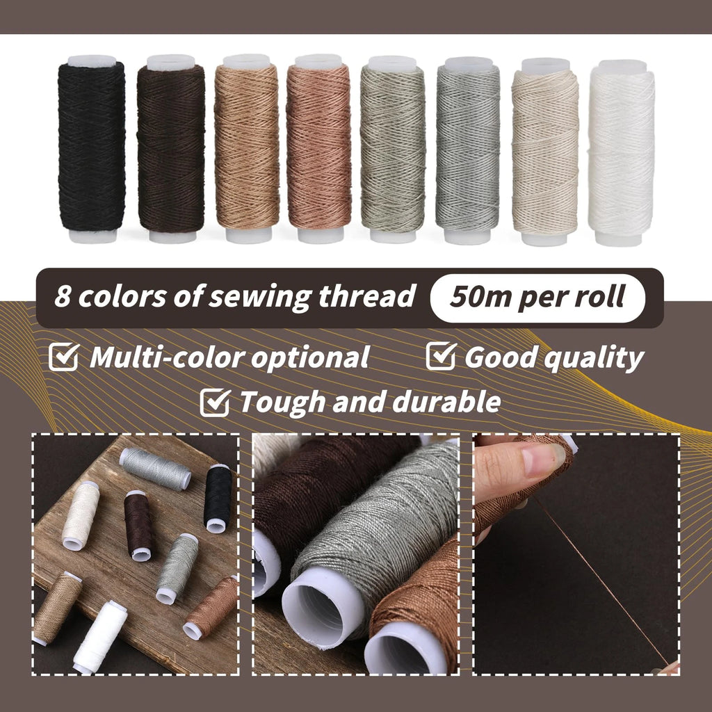 32-Piece Heavy Duty Upholstery & Leather Sewing Kit with Awl Upholstery Sewing Kit Oasis Select