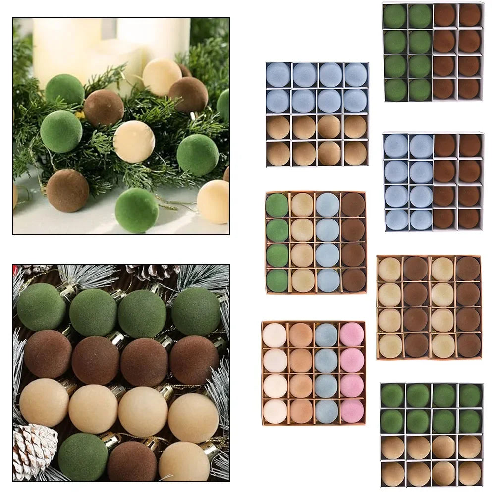 2.4 Inches In Diameter Plush Holiday Decor Versatile Styles Included Year-round Usability Cohesive Decor Theme Oasis Select