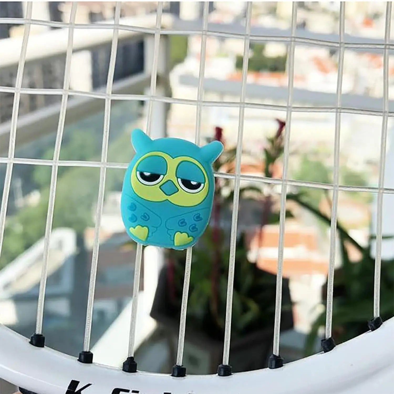 Tennis Racket Dampeners, Tennis Racket Shock Absorber, Cute Pattern Tennis Accessories (6 pcs Cute Animal Pattern) Oasis Select