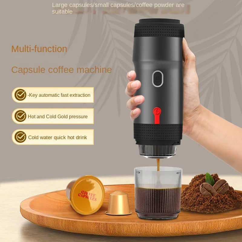 Portable Fully Automatic Espresso Capsule Coffee Machine For Large and Small Capsules Of Coffee Powder Electric Coffee Machine Oasis Select